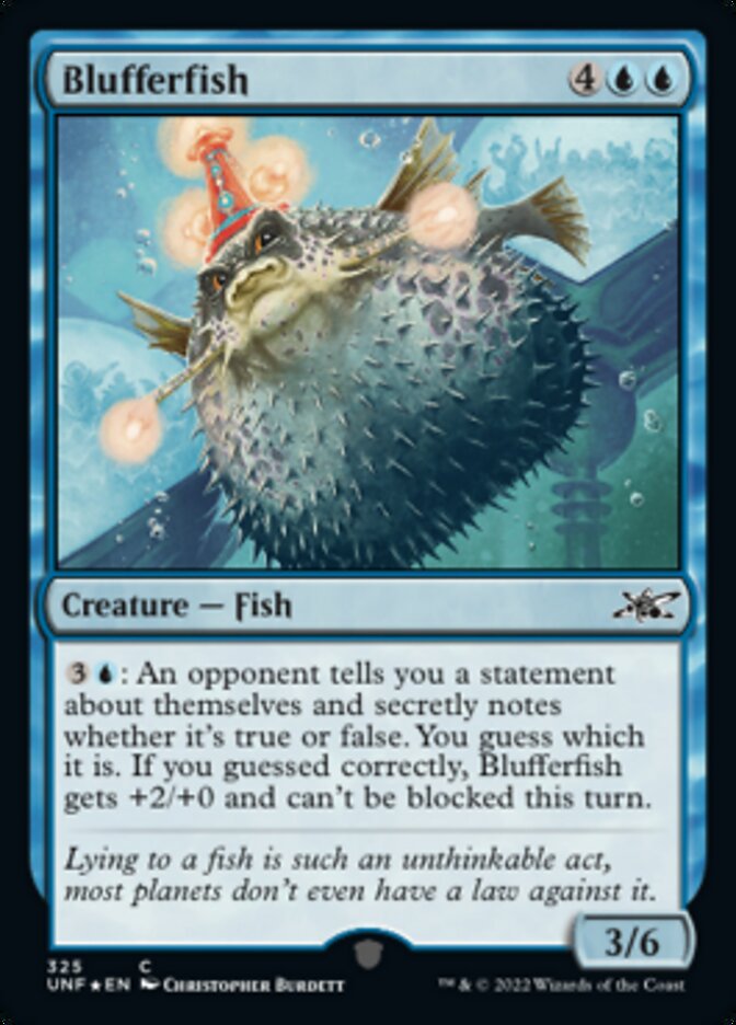 Blufferfish (Galaxy Foil) [Unfinity] | PLUS EV GAMES 