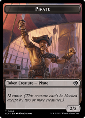 City's Blessing // Pirate (0005) Double-Sided Token [The Lost Caverns of Ixalan Commander Tokens] | PLUS EV GAMES 