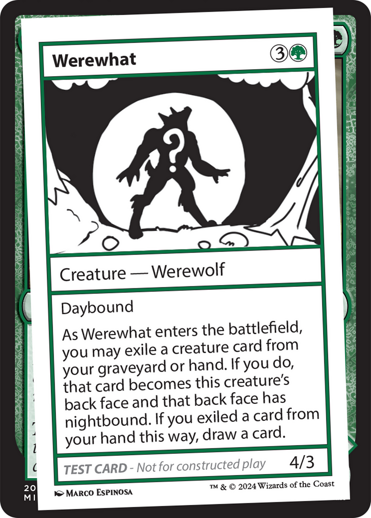 Werewhat [Mystery Booster 2 Playtest Cards] | PLUS EV GAMES 