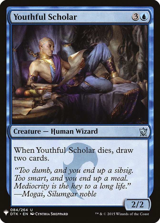 Youthful Scholar [Mystery Booster] | PLUS EV GAMES 