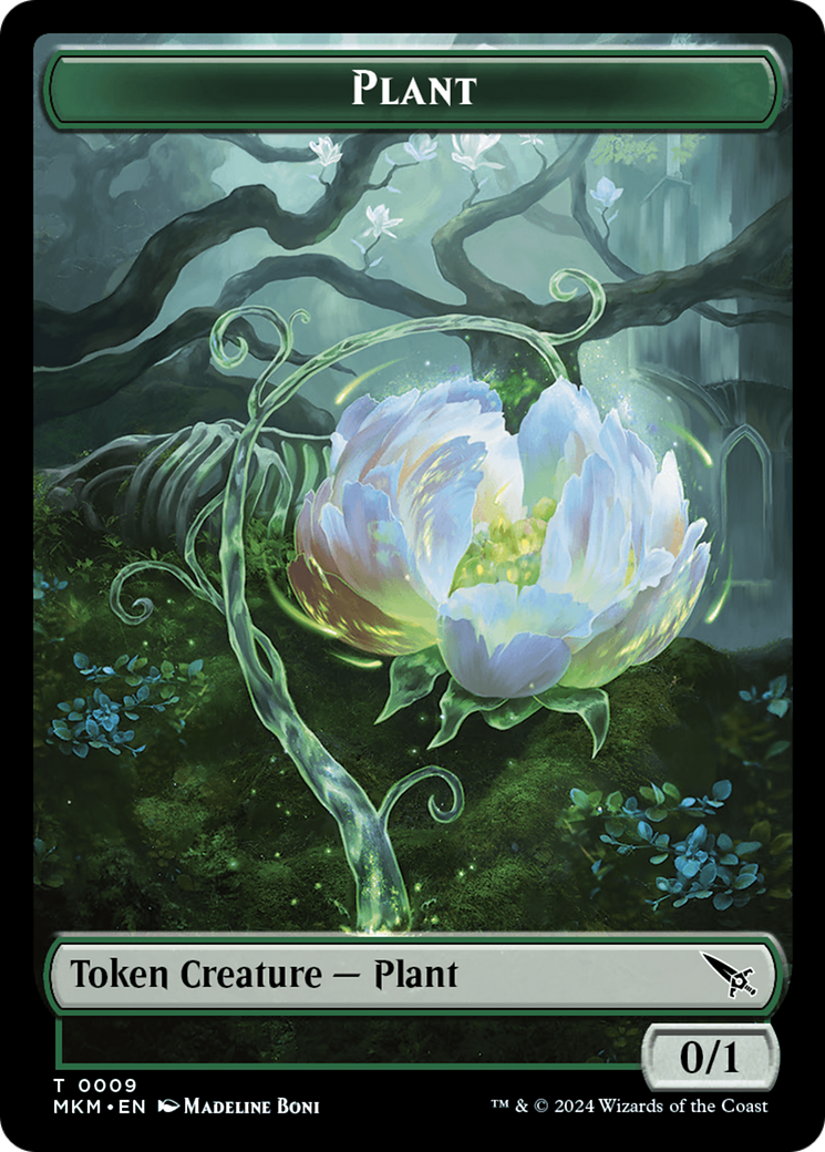 Plant Token [Murders at Karlov Manor Tokens] | PLUS EV GAMES 