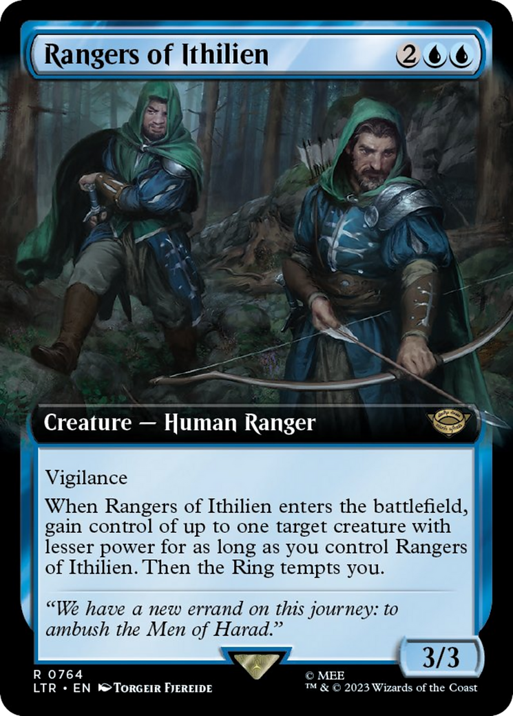 Rangers of Ithilien (Extended Art) (Surge Foil) [The Lord of the Rings: Tales of Middle-Earth] | PLUS EV GAMES 