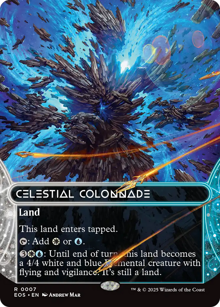 Celestial Colonnade (0007) (Borderless) [Edge of Eternities: Stellar Sights] | PLUS EV GAMES 