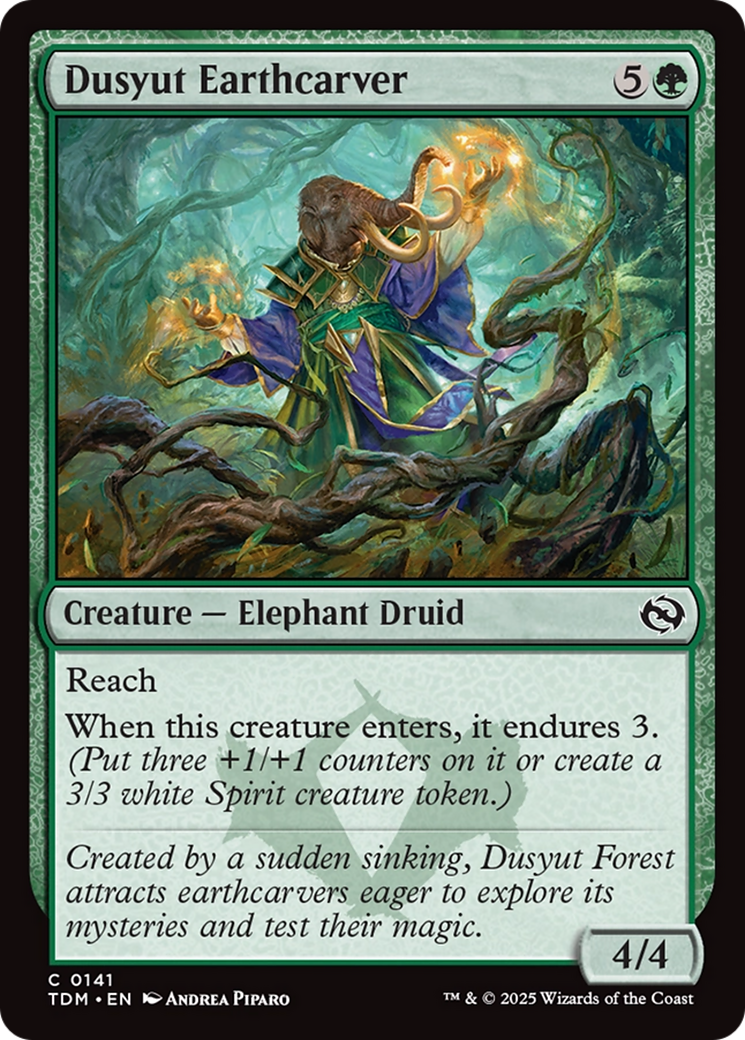 Dusyut Earthcarver [Tarkir: Dragonstorm] | PLUS EV GAMES 