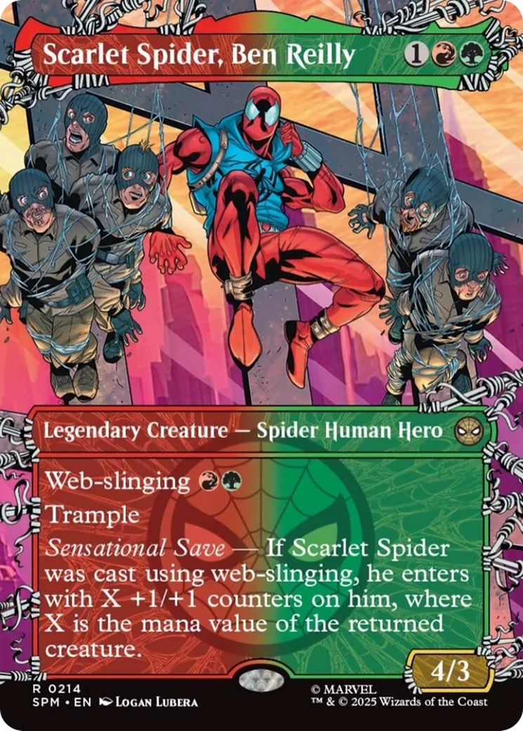 Scarlet Spider, Ben Reilly (Borderless) [Marvel's Spider-Man] | PLUS EV GAMES 