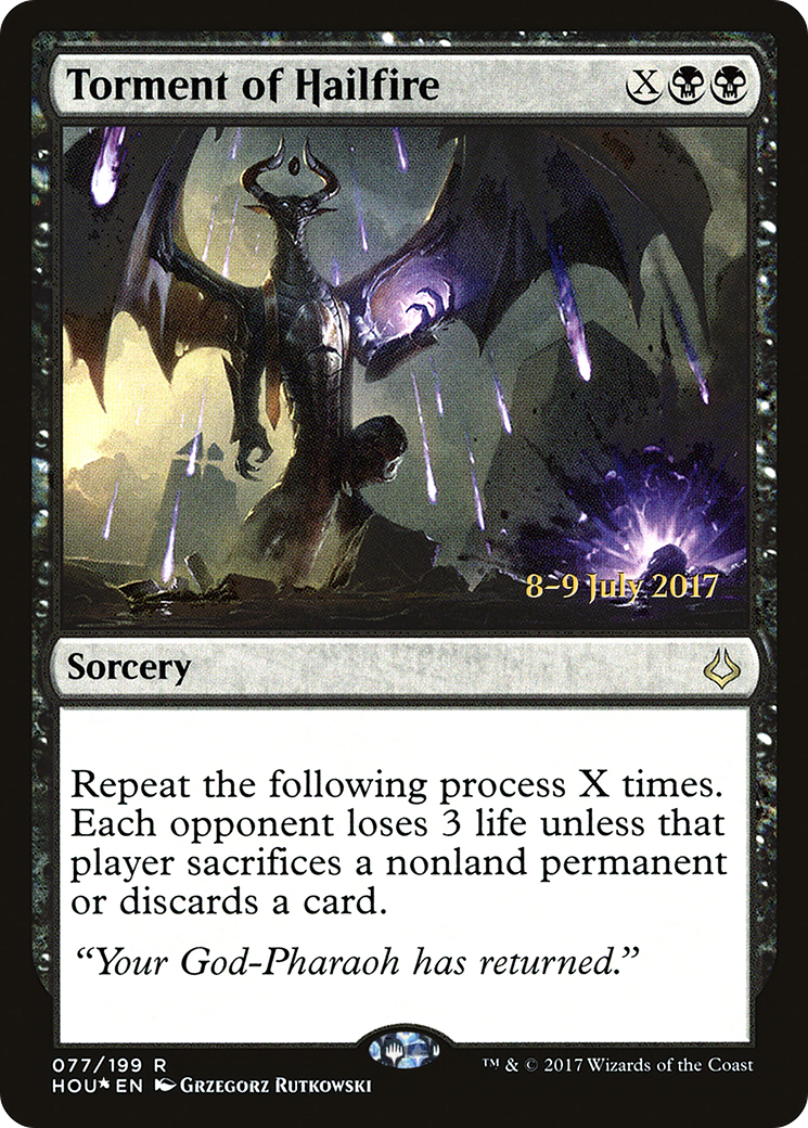 Torment of Hailfire  [Hour of Devastation Prerelease Promos]