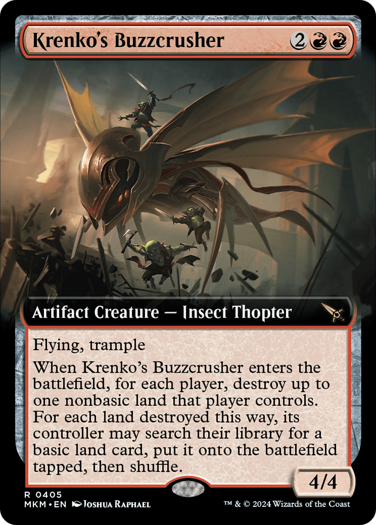 Krenko's Buzzcrusher (Extended Art) [Murders at Karlov Manor] | PLUS EV GAMES 