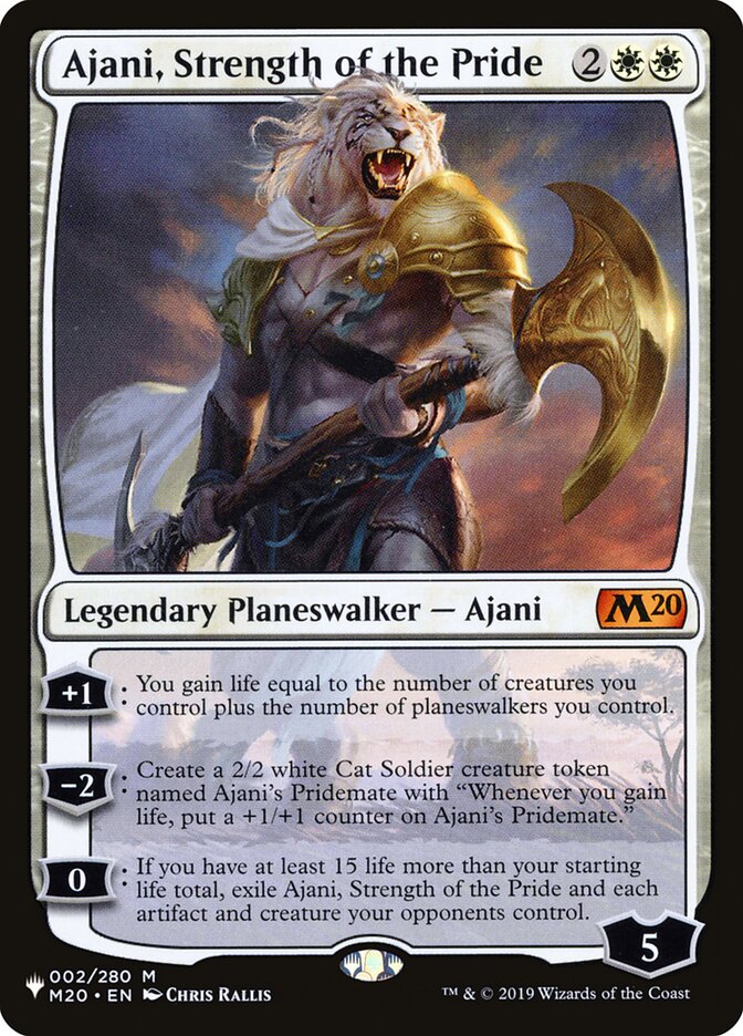 Ajani, Strength of the Pride [The List] | PLUS EV GAMES 