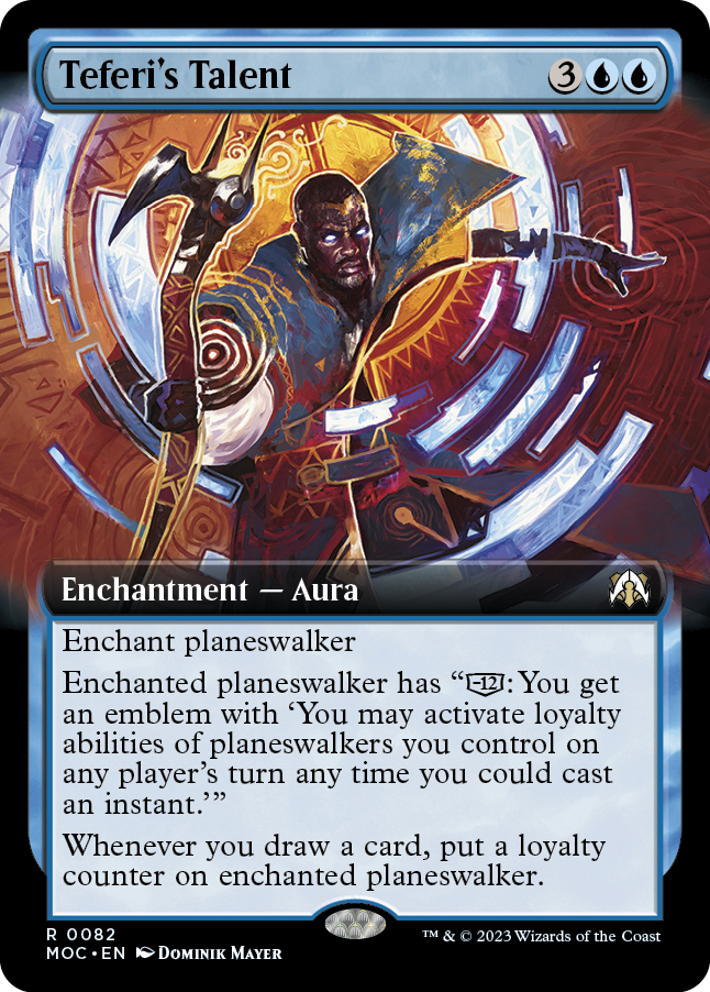 Teferi's Talent (Extended Art) [March of the Machine Commander] | PLUS EV GAMES 