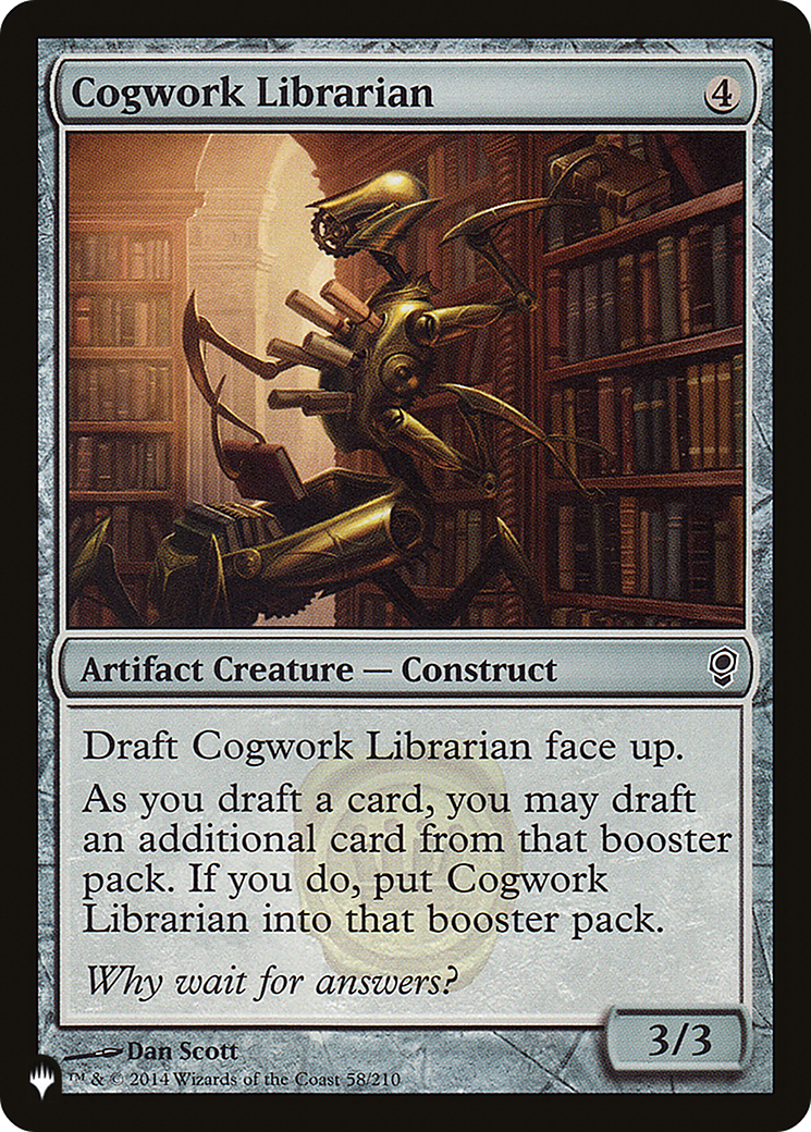 Cogwork Librarian [The List] | PLUS EV GAMES 