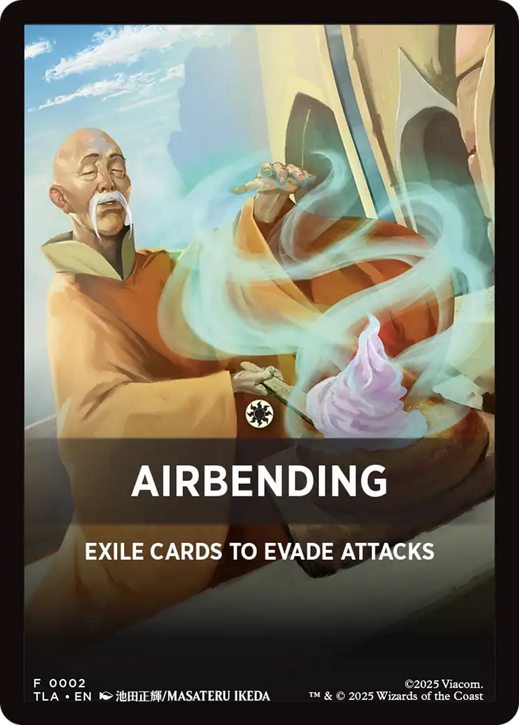 Airbending Theme Card [Avatar: The Last Airbender Tokens] | PLUS EV GAMES 