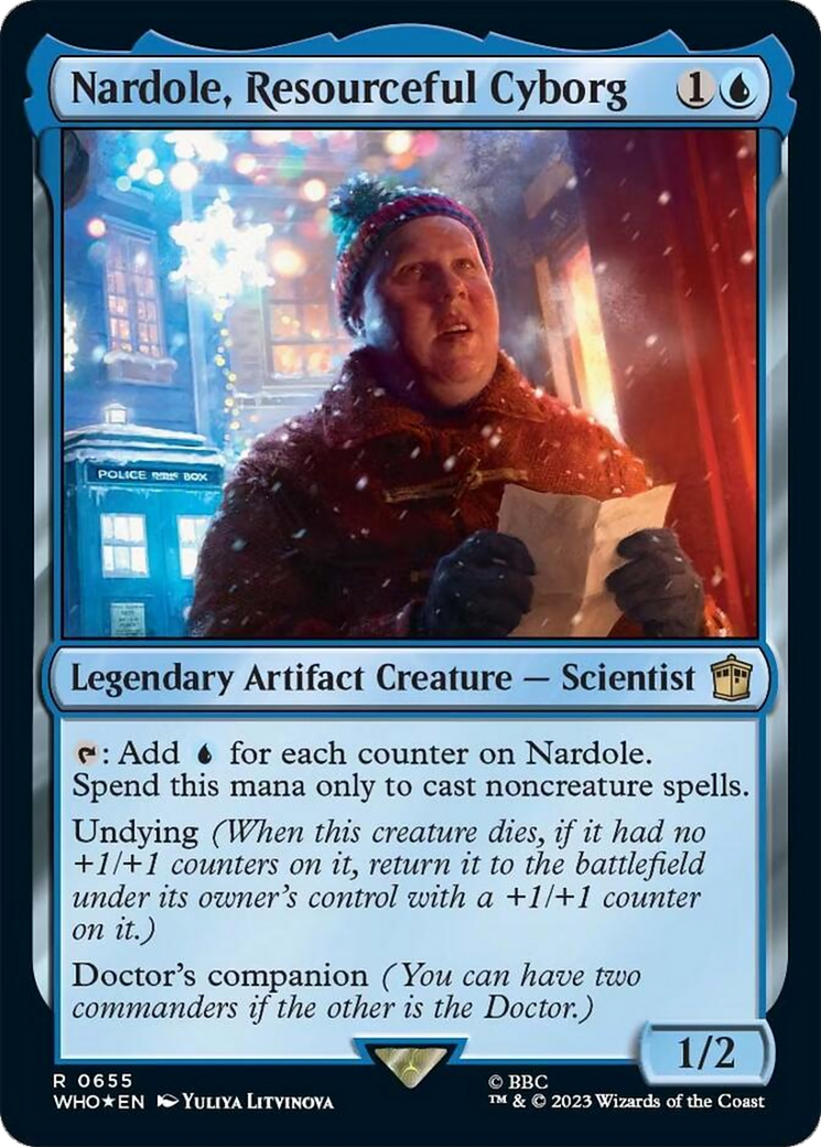 Nardole, Resourceful Cyborg (Surge Foil) [Doctor Who] | PLUS EV GAMES 