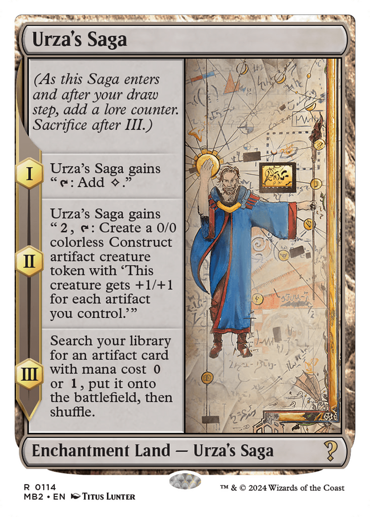 Urza's Saga (White Border) [Mystery Booster 2] | PLUS EV GAMES 