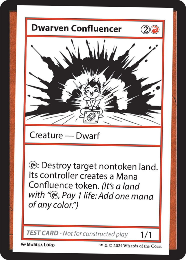 Dwarven Confluencer [Mystery Booster 2 Playtest Cards] | PLUS EV GAMES 