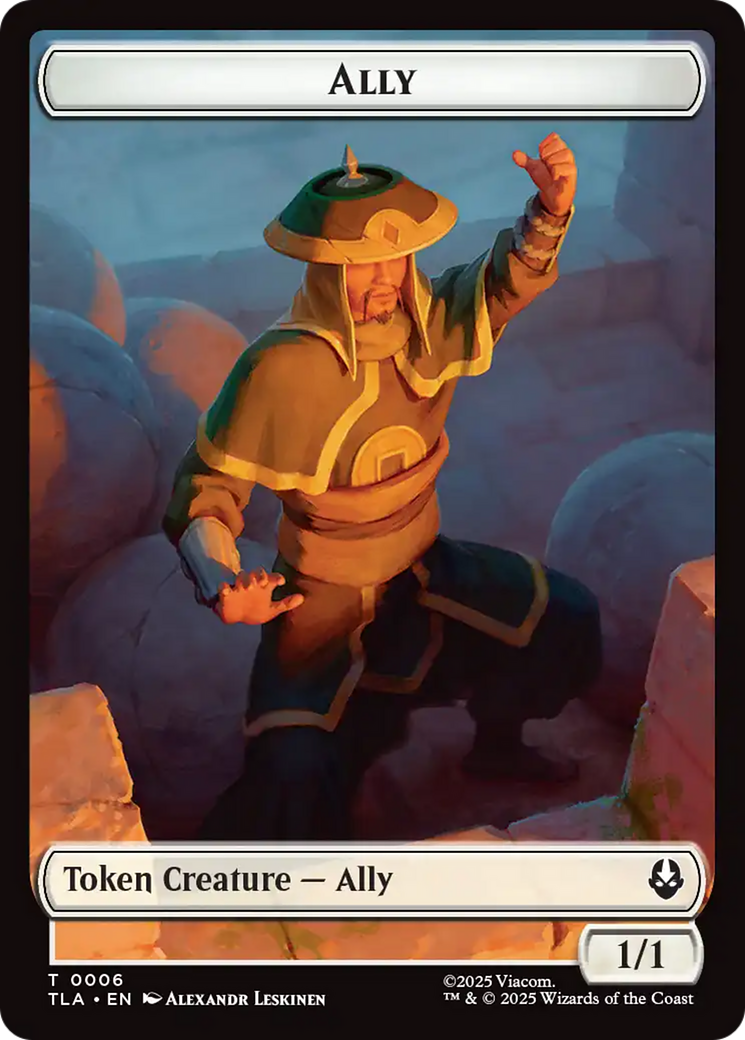Ally (0006) // Soldier (0002) Double-Sided Token [Avatar: The Last Airbender Tokens] | PLUS EV GAMES 