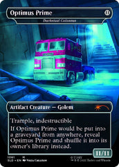 Darksteel Colossus - Optimus Prime (Borderless) [Secret Lair Drop Series] | PLUS EV GAMES 