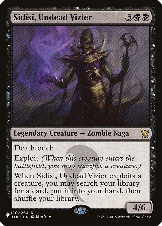 Sidisi, Undead Vizier [The List] | PLUS EV GAMES 