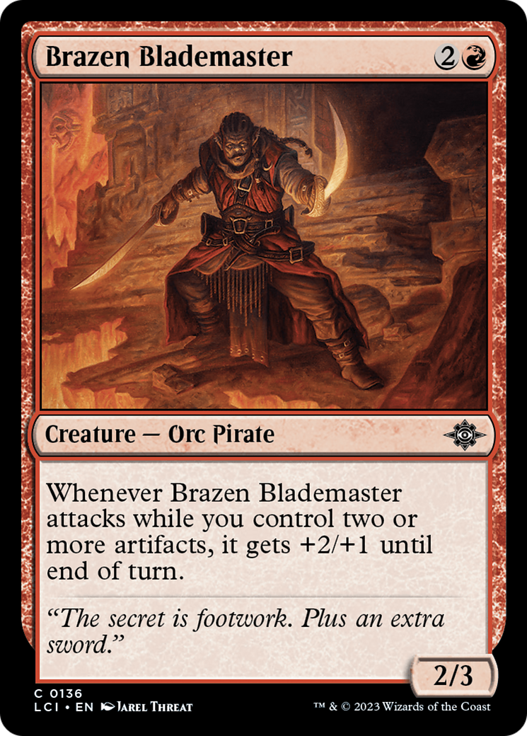 Brazen Blademaster [The Lost Caverns of Ixalan] | PLUS EV GAMES 