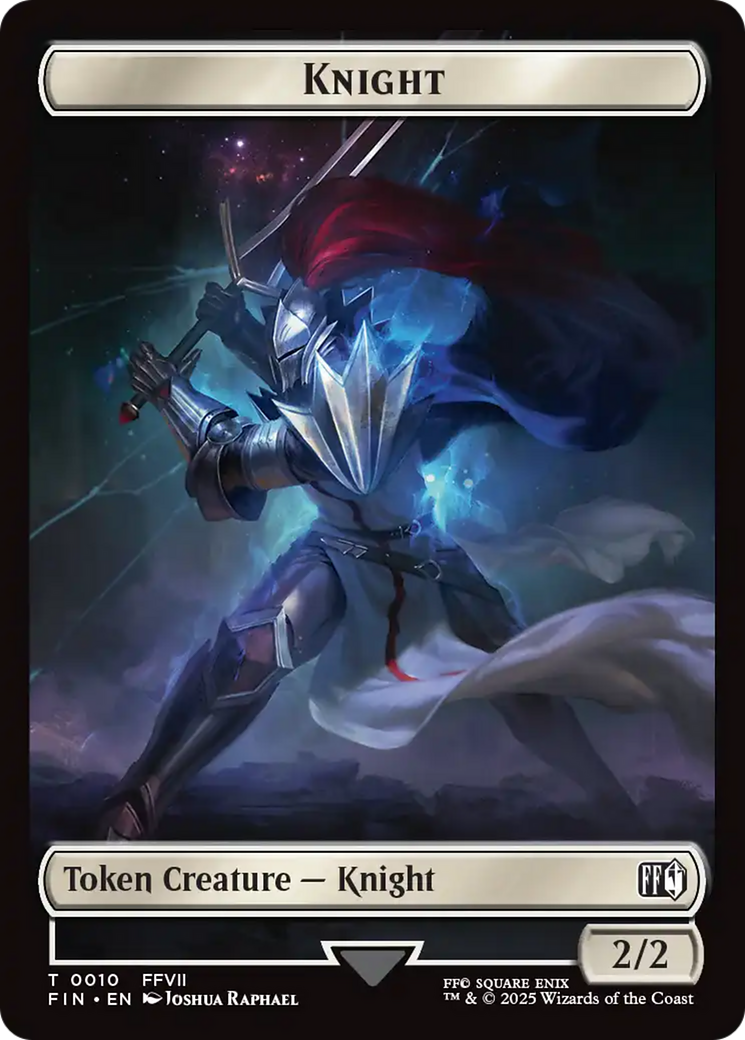 Hero (0003) // Knight Double-Sided Token [FINAL FANTASY Tokens] | PLUS EV GAMES 