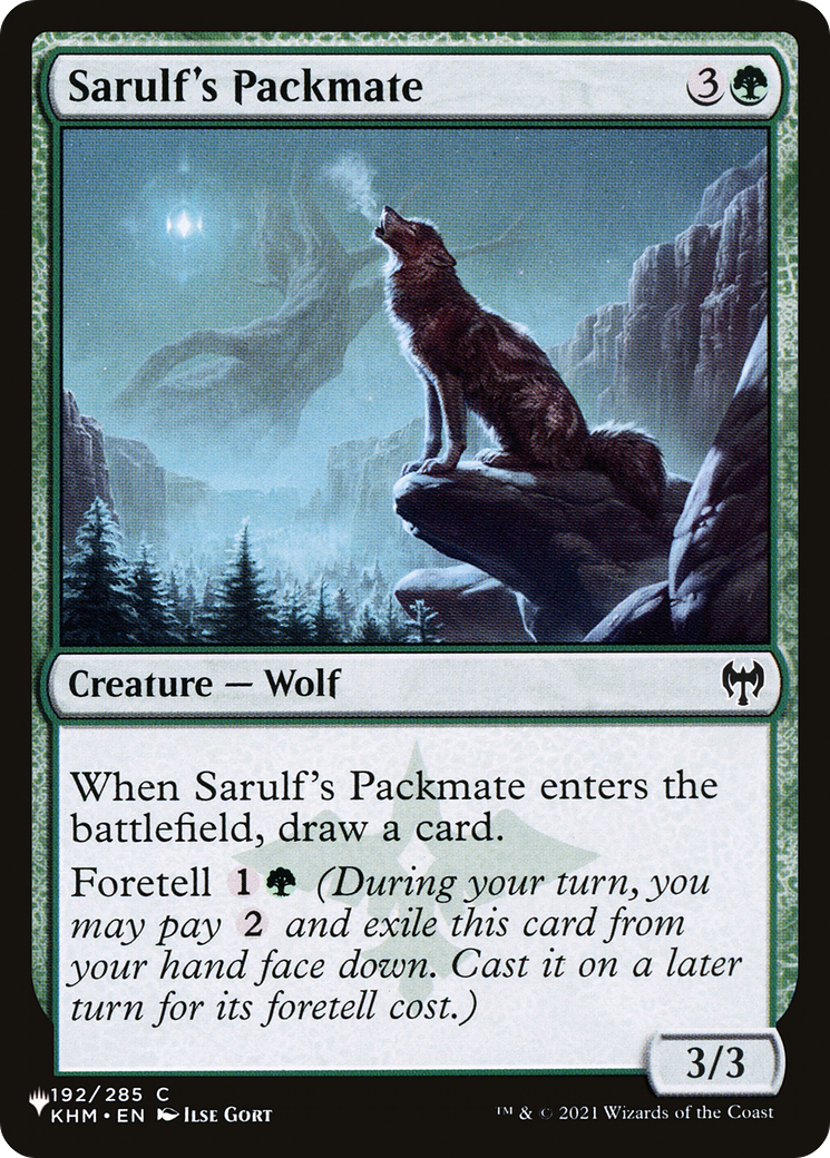 Sarulf's Packmate [The List Reprints] | PLUS EV GAMES 