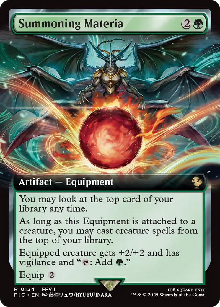 Summoning Materia (Extended Art) [FINAL FANTASY Commander] | PLUS EV GAMES 