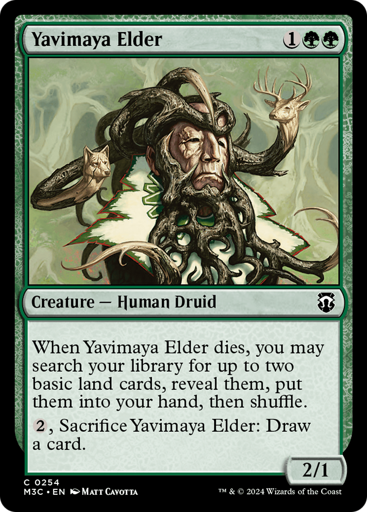 Yavimaya Elder (Ripple Foil) [Modern Horizons 3 Commander] | PLUS EV GAMES 