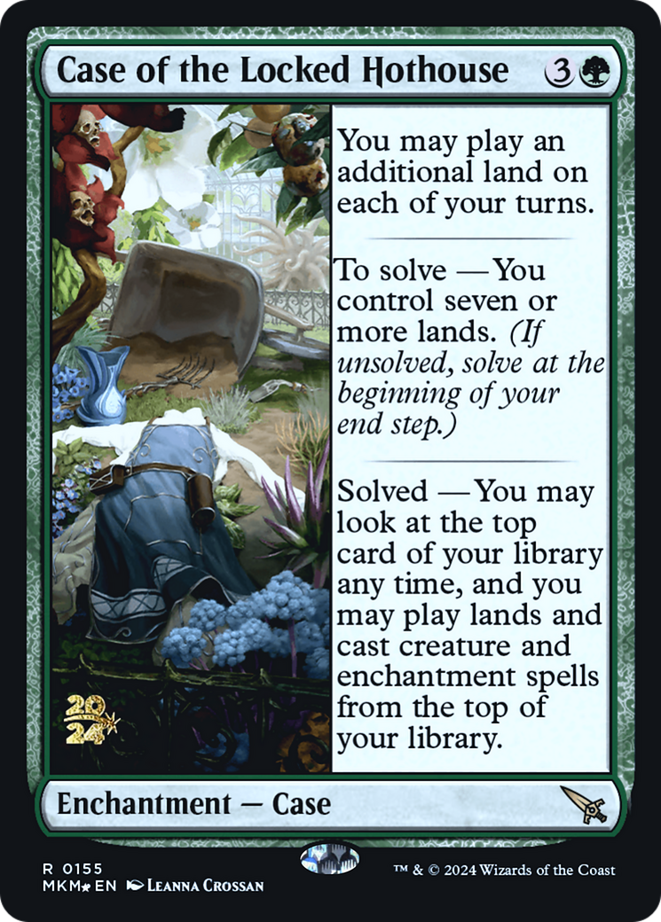 Case of the Locked Hothouse [Murders at Karlov Manor Prerelease Promos] | PLUS EV GAMES 