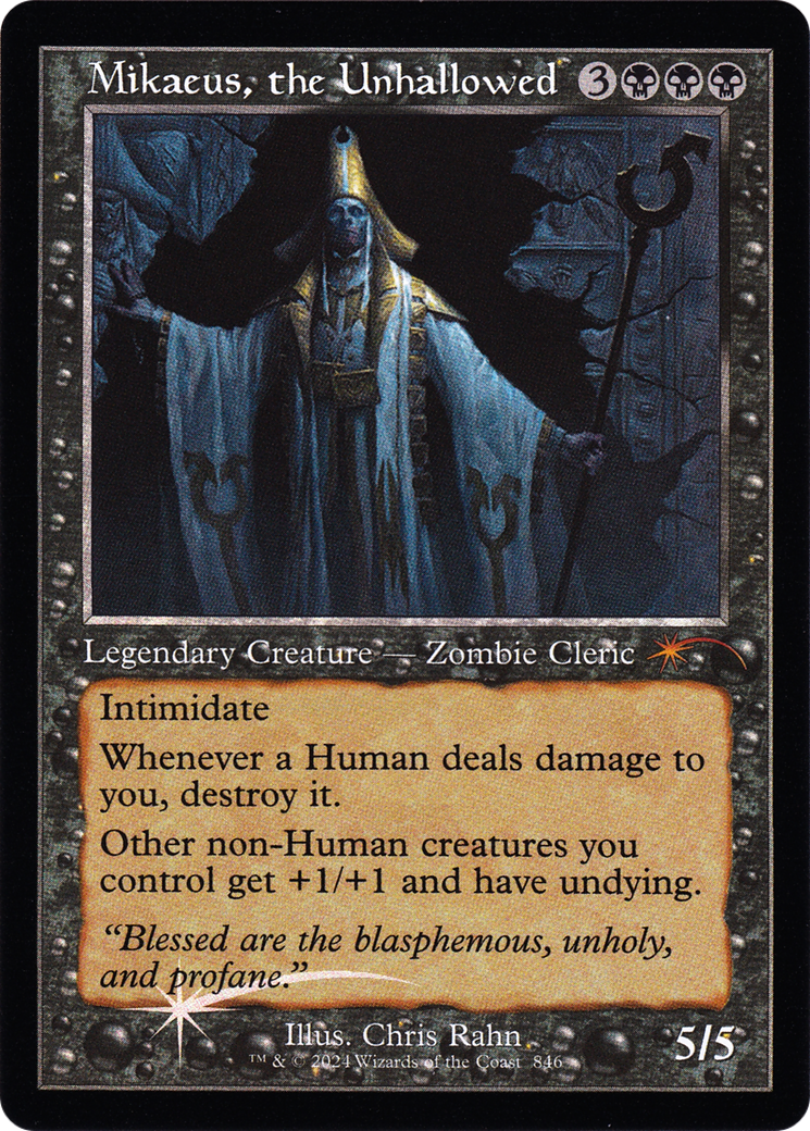 Mikaeus, the Unhallowed (Retro Frame) [Secret Lair Drop Series]