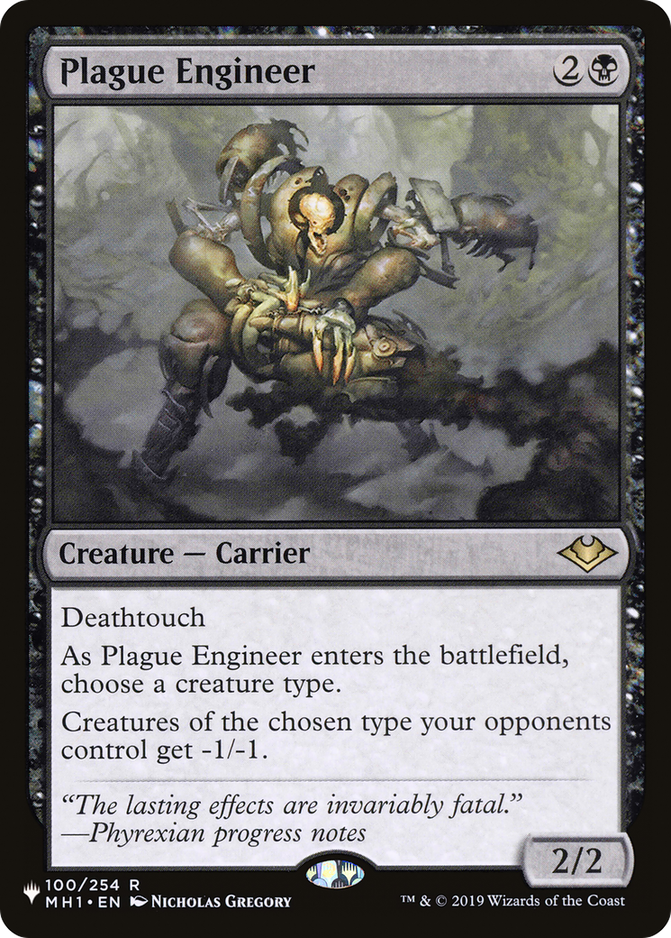 Plague Engineer [The List Reprints] | PLUS EV GAMES 