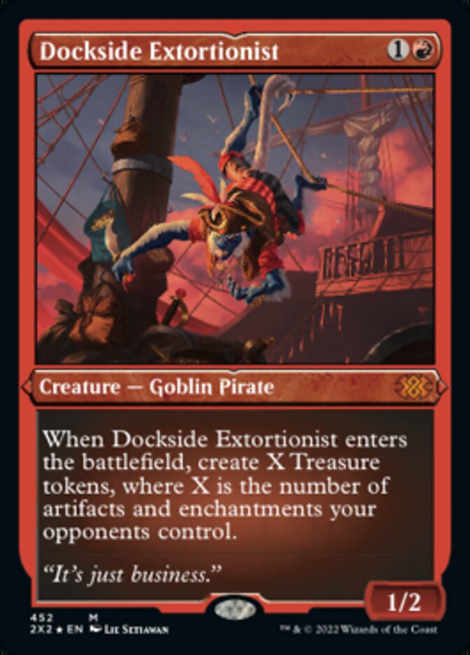 Dockside Extortionist (Foil Etched) [Double Masters 2022] | PLUS EV GAMES 