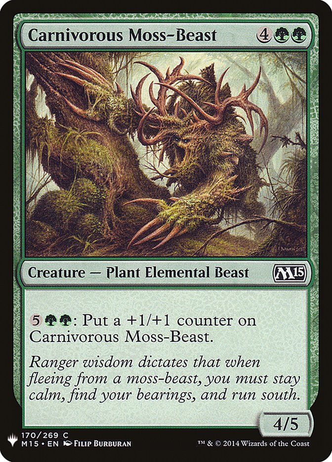 Carnivorous Moss-Beast [Mystery Booster] | PLUS EV GAMES 