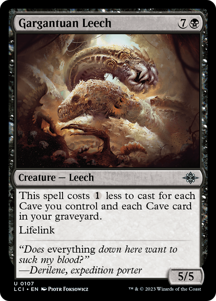 Gargantuan Leech [The Lost Caverns of Ixalan] | PLUS EV GAMES 