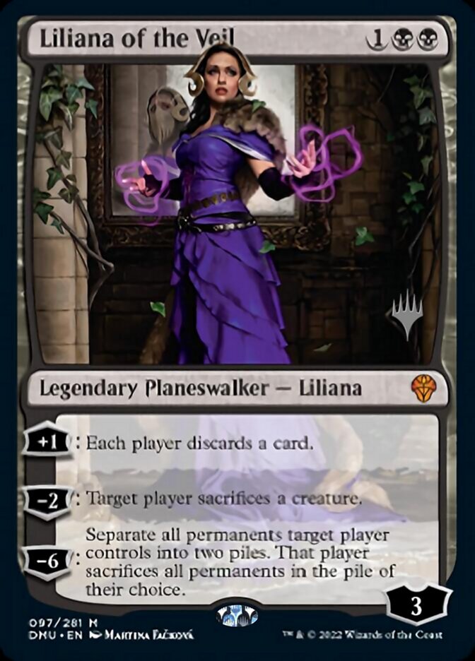 Liliana of the Veil (Promo Pack) [Dominaria United Promos] | PLUS EV GAMES 