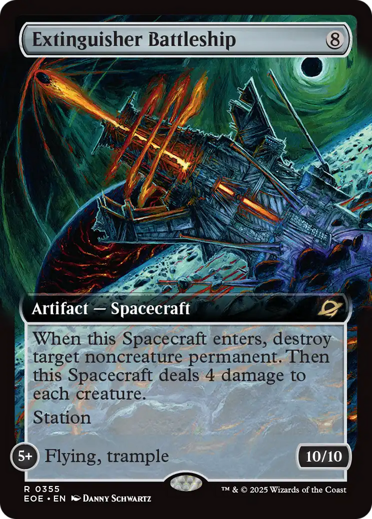 Extinguisher Battleship (Extended Art) [Edge of Eternities] | PLUS EV GAMES 