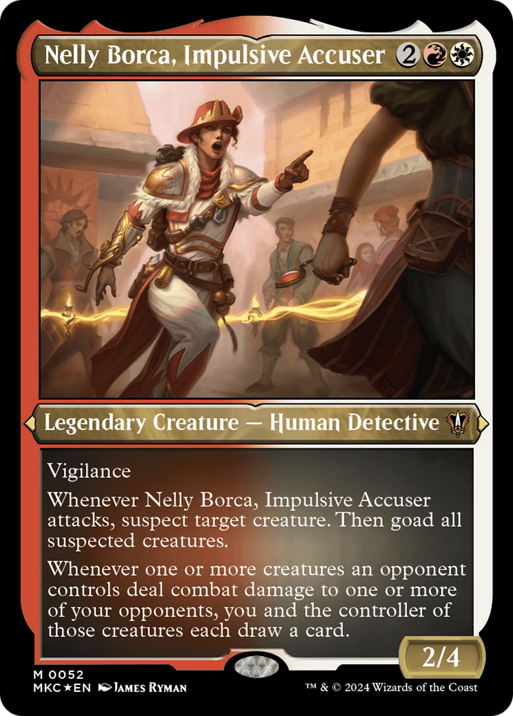 Nelly Borca, Impulsive Accuser (Display Commander) [Murders at Karlov Manor Commander] | PLUS EV GAMES 