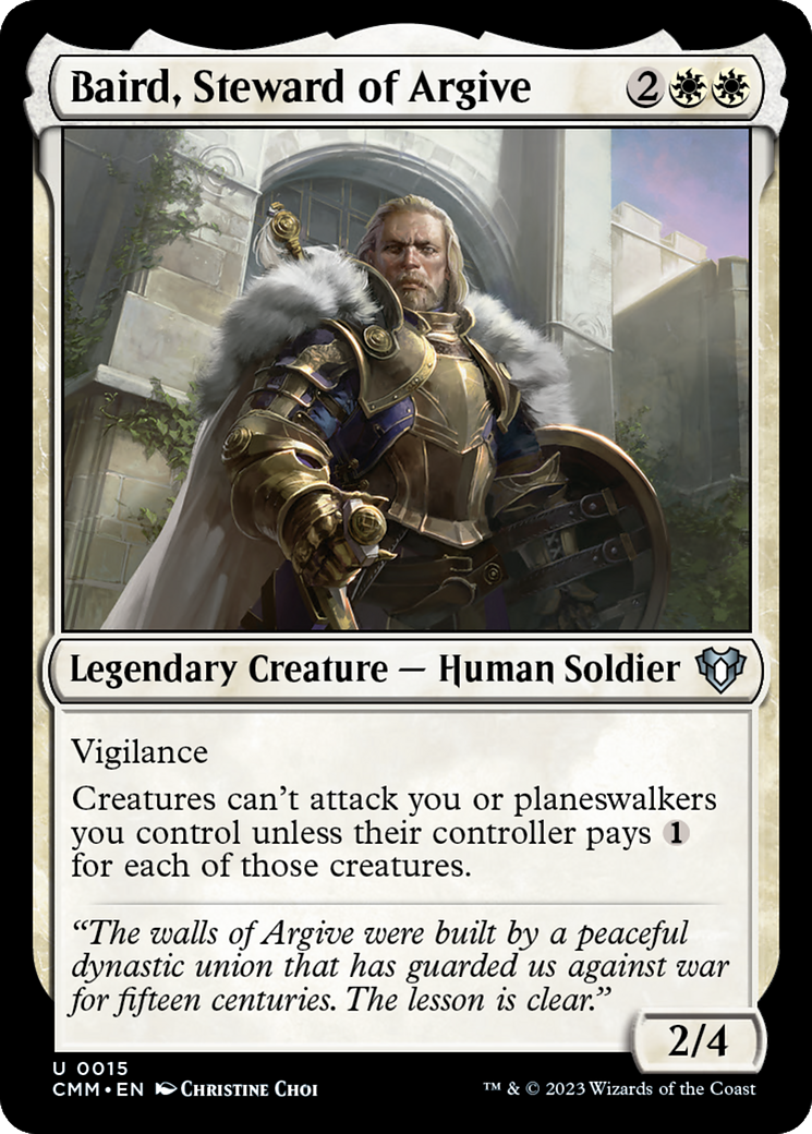 Baird, Steward of Argive [Commander Masters] | PLUS EV GAMES 