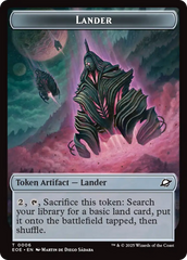 Drone // Lander (0006) Doubled-Sided Token [Edge of Eternities Tokens] | PLUS EV GAMES 