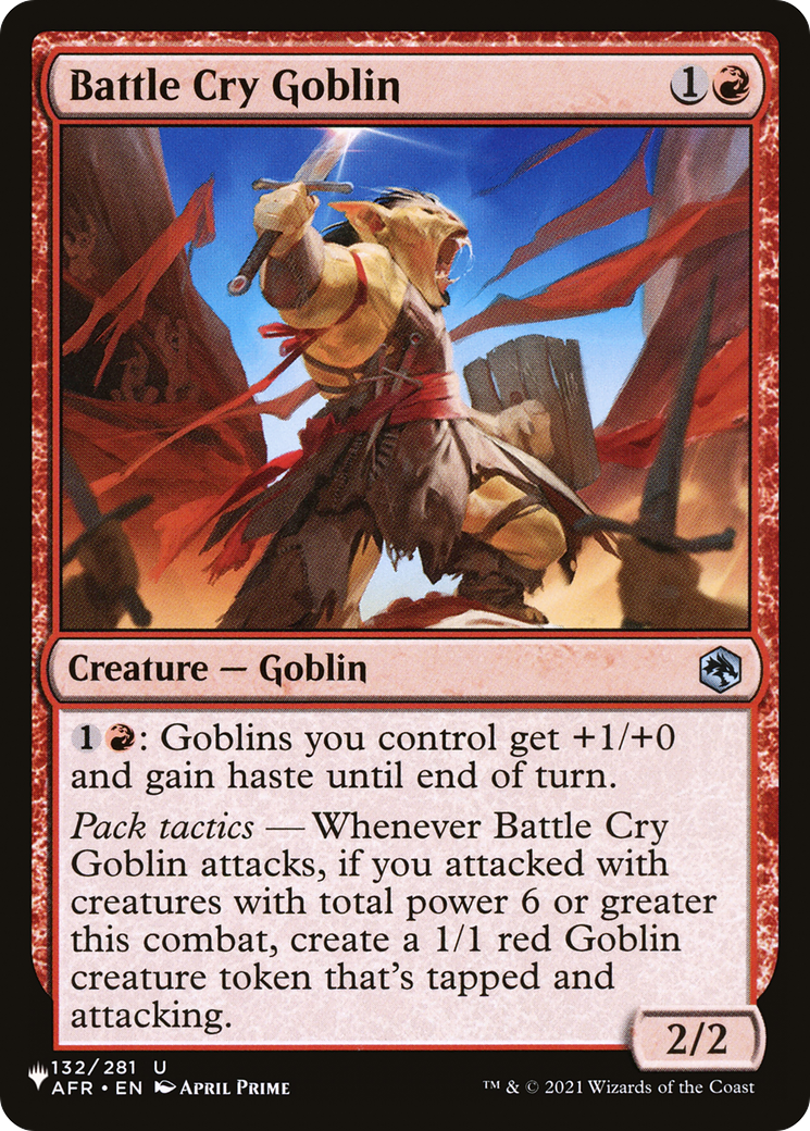 Battle Cry Goblin [The List Reprints] | PLUS EV GAMES 