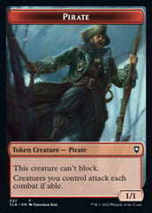 Pirate // Goblin Double-Sided Token [Commander Legends: Battle for Baldur's Gate Tokens] | PLUS EV GAMES 
