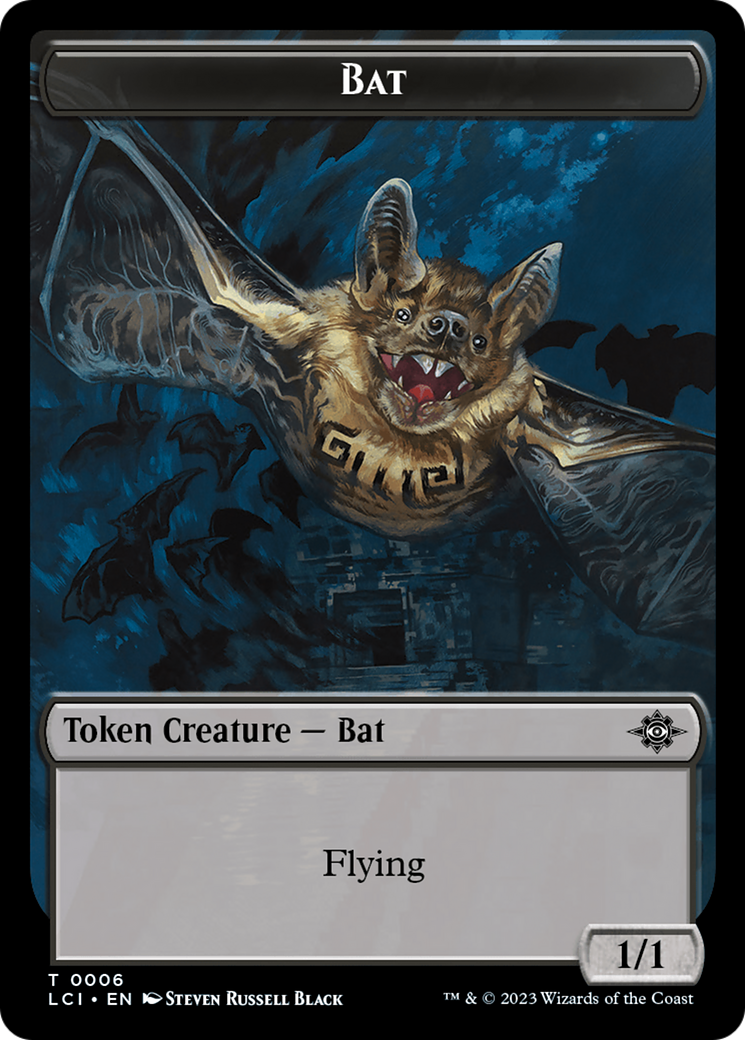 Map // Bat Double-Sided Token [The Lost Caverns of Ixalan Tokens] | PLUS EV GAMES 