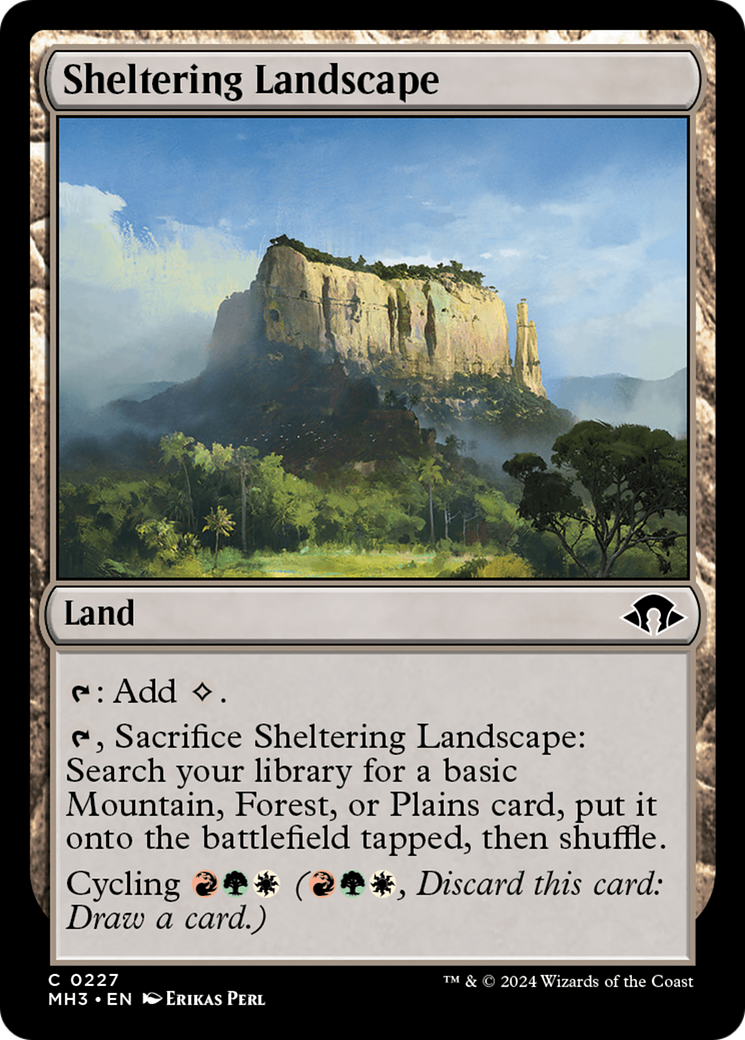 Sheltering Landscape [Modern Horizons 3] | PLUS EV GAMES 