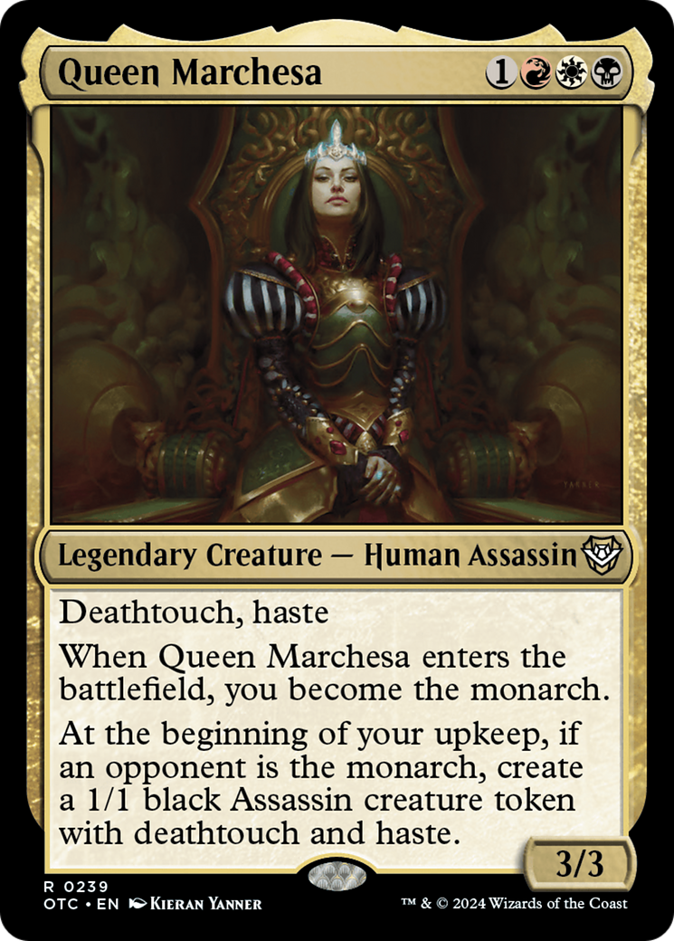 Queen Marchesa [Outlaws of Thunder Junction Commander] | PLUS EV GAMES 