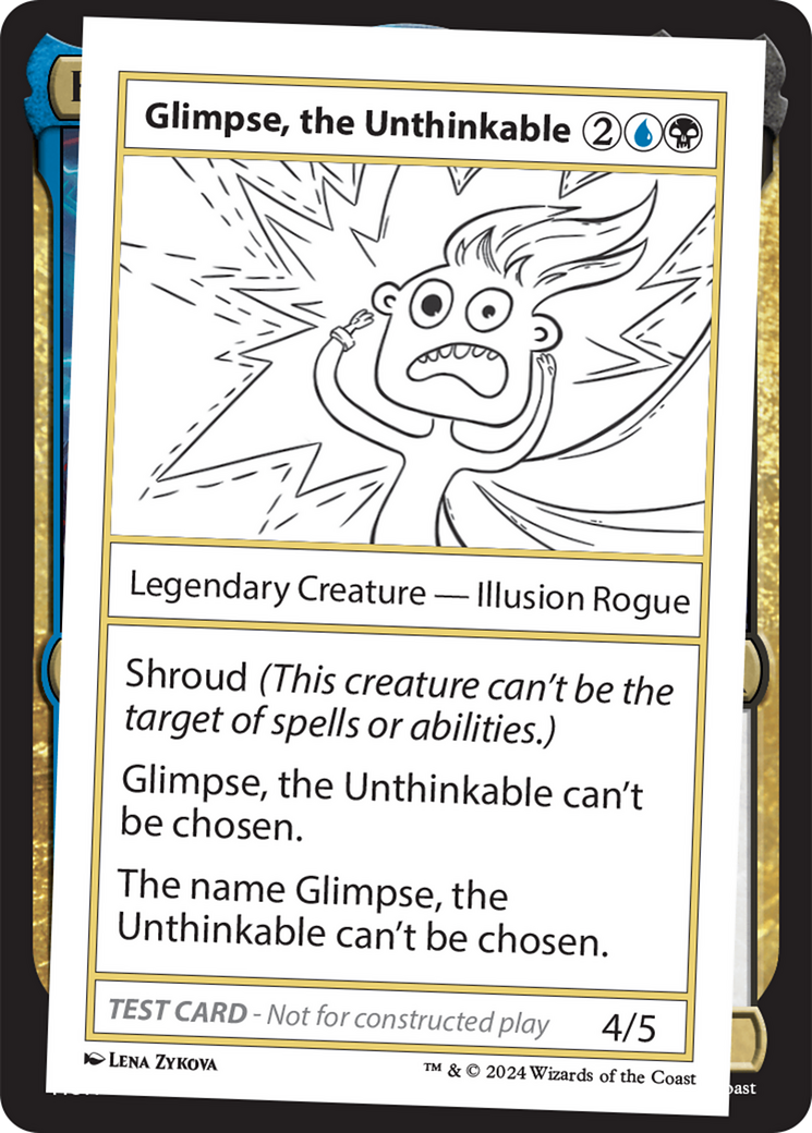 Glimpse, the Unthinkable [Mystery Booster 2 Playtest Cards] | PLUS EV GAMES 