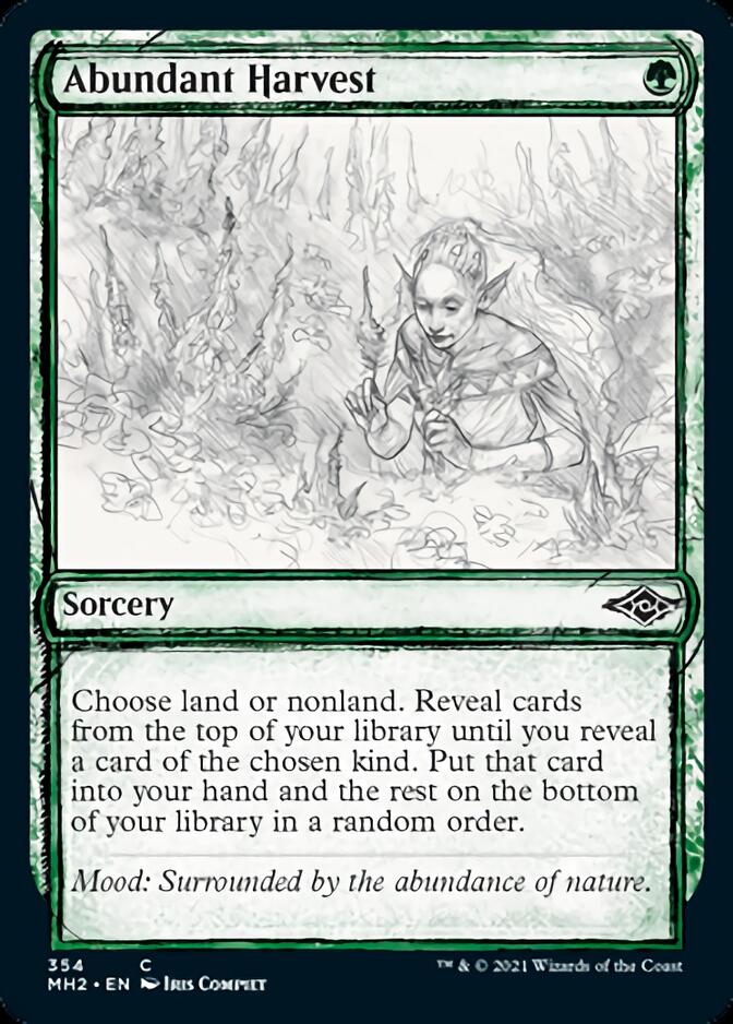 Abundant Harvest (Sketch) [Modern Horizons 2] | PLUS EV GAMES 