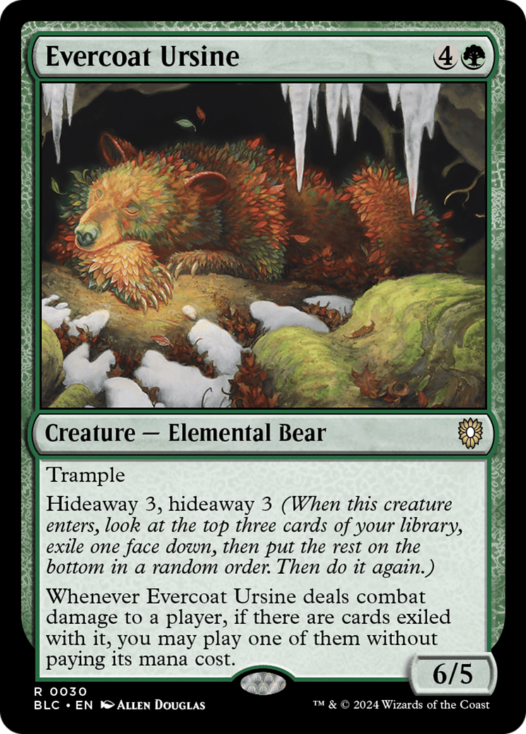 Evercoat Ursine [Bloomburrow Commander] | PLUS EV GAMES 