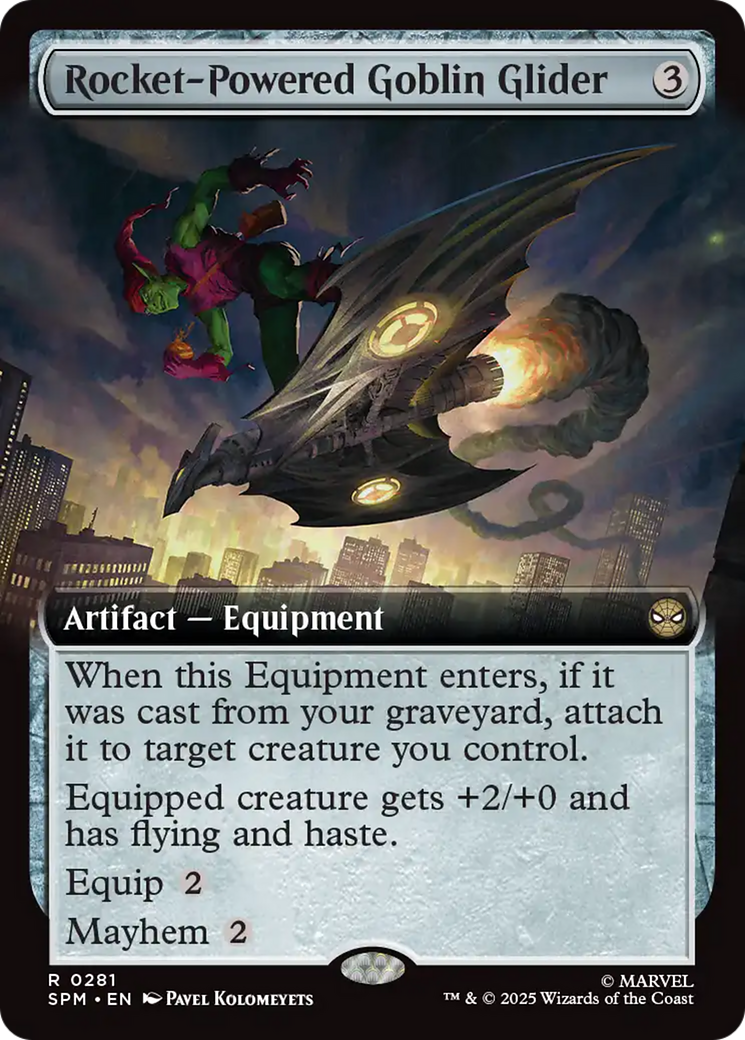 Rocket-Powered Goblin Glider (Extended Art) [Marvel's Spider-Man] | PLUS EV GAMES 