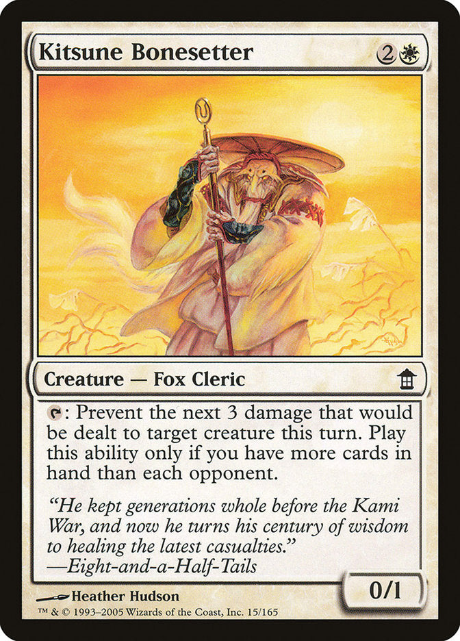 Kitsune Bonesetter [Saviors of Kamigawa] | PLUS EV GAMES 