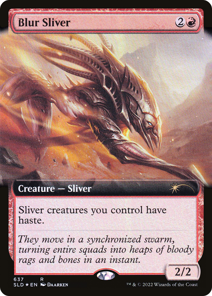 Blur Sliver (Extended Art) [Secret Lair Drop Promos] | PLUS EV GAMES 