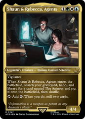 Shaun & Rebecca, Agents (Foil Etched) [Assassin's Creed] | PLUS EV GAMES 