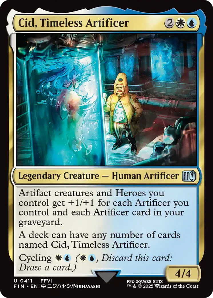Cid, Timeless Artificer (0411) [FINAL FANTASY] | PLUS EV GAMES 
